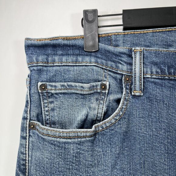 Levi's 505 Jeans Straight Leg Regular Fit Mens 36x32 (34x32 Measured) Light Wash - Picture 5 of 16